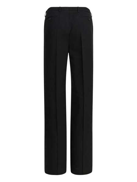 Pantaloni casual Rick Owens Wool pinstripe pants Black Femei (BM 18721188) 2