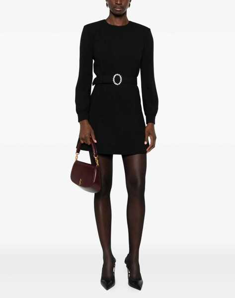 Rochii Saint Laurent Sabl mini Dress with cut nude back BLACK Femei (BM 18722824) 2