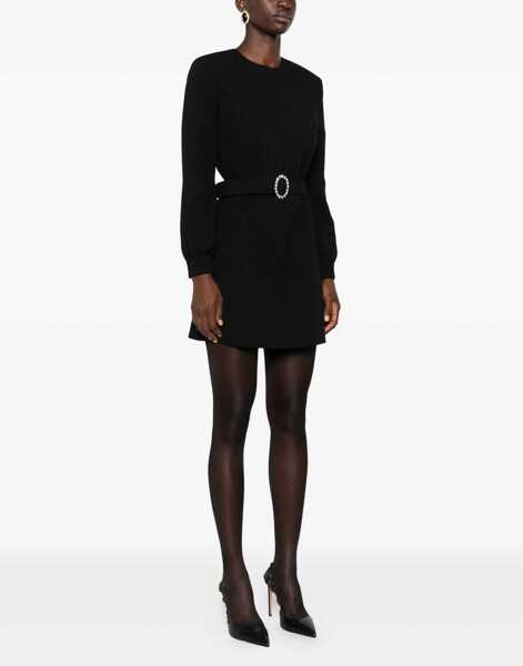 Rochii Saint Laurent Sabl mini Dress with cut nude back BLACK Femei (BM 18722824) 3