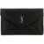 Saint Laurent Cassandre large envelope Clutch Bag NERO