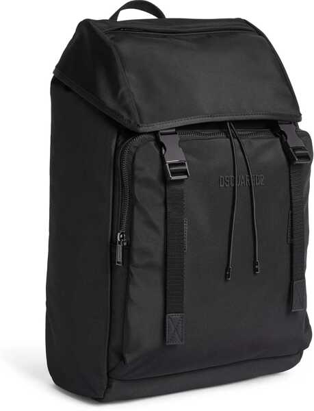 Rucsacuri DSQUARED2 Nylon Backpack BLACK Barbati (BM 18722959) 3