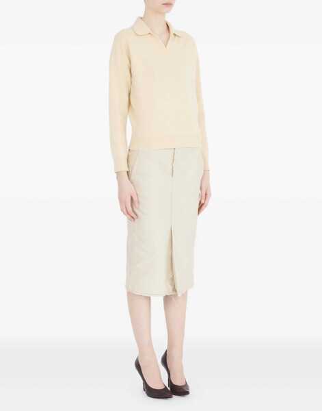 Tricouri Polo Maison Margiela Polo Sweater BUTTER Femei (BM 18722968) 3