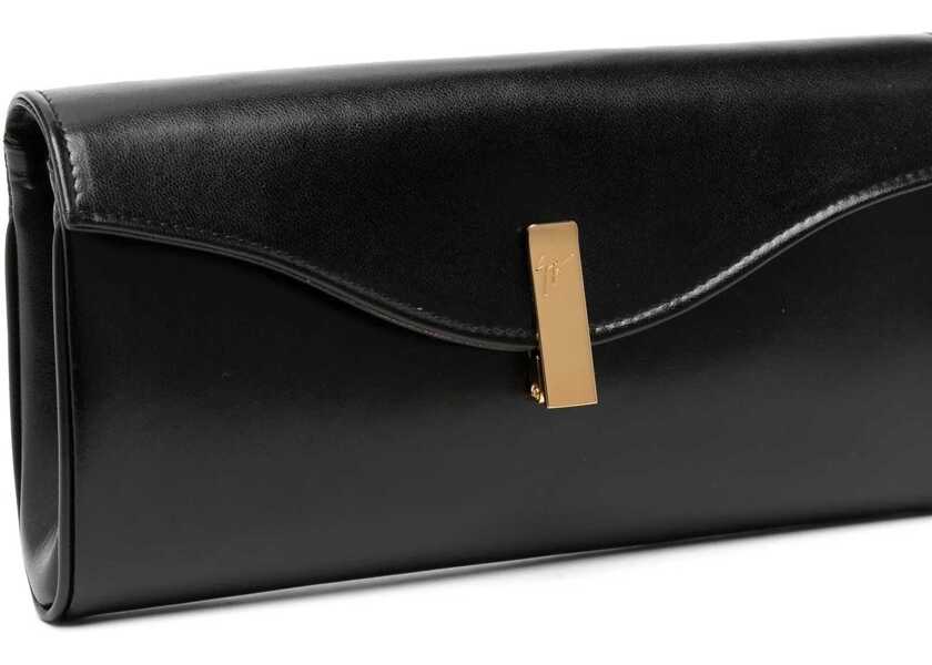 Genti plic Giuseppe Zanotti Flutie Clutch Bag BLACK Femei (BM 18722989) 4