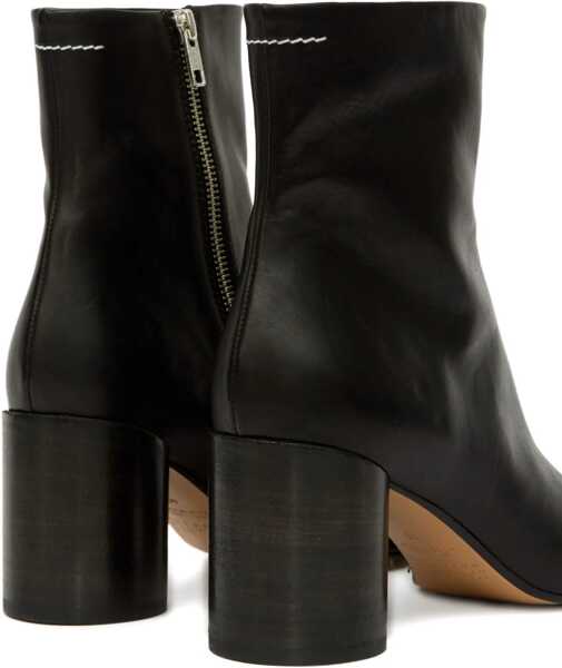 Bocanci casual MM6 Maison Margiela Anatomical Ankle Boots BLACK Femei (BM 18723004) 4