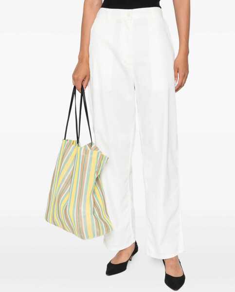 Pantaloni casual THE ROW Sharka Pants WHITE Femei (BM 18723022) 2