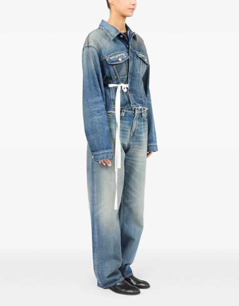 Jachete MM6 Maison Margiela Denim Jacket MEDIUM BLUE Femei (BM 18723052) 3