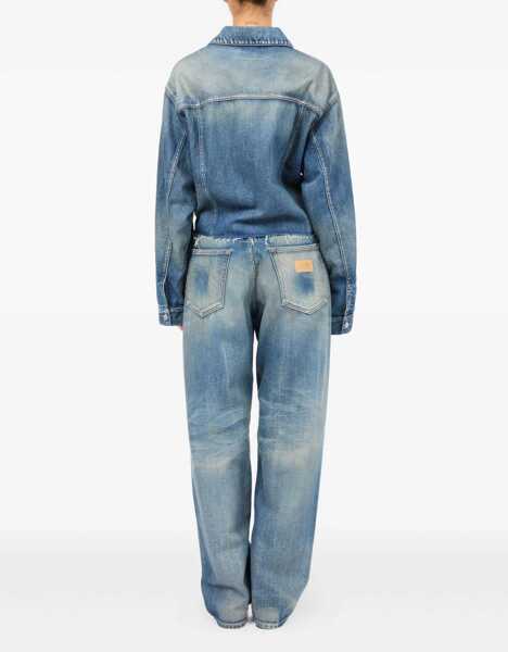 Jachete MM6 Maison Margiela Denim Jacket MEDIUM BLUE Femei (BM 18723052) 4