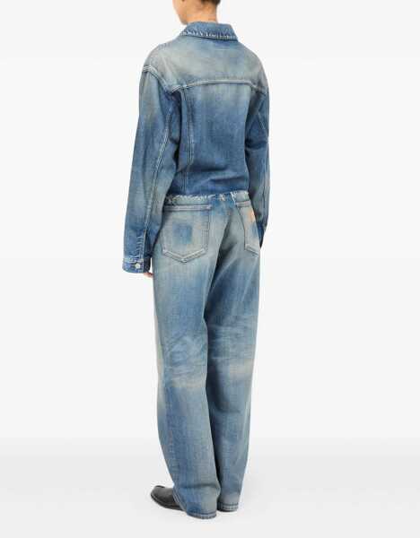 Jachete MM6 Maison Margiela Denim Jacket MEDIUM BLUE Femei (BM 18723052) 5