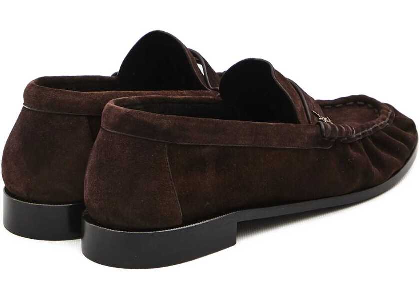 Mocasini Saint Laurent Cassandre Loafers AMARANTH Barbati (BM 18723094) 4