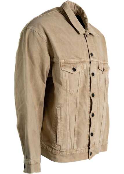 Jachete Balenciaga Oversized denim Jacket BEIGE Barbati (BM 18723097) 5