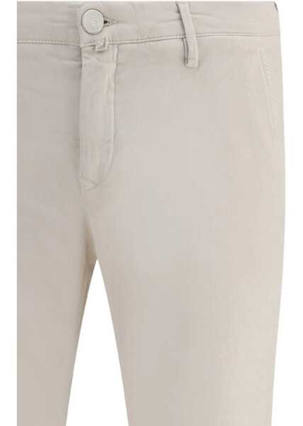 Pantaloni casual Jacob Cohen Bobby Pants OFF WHITE Barbati (BM 18723112) 3
