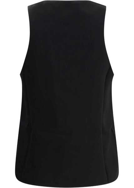 Topuri SA SU PHI Sleevless Top BLACK Femei (BM 18723136) 2