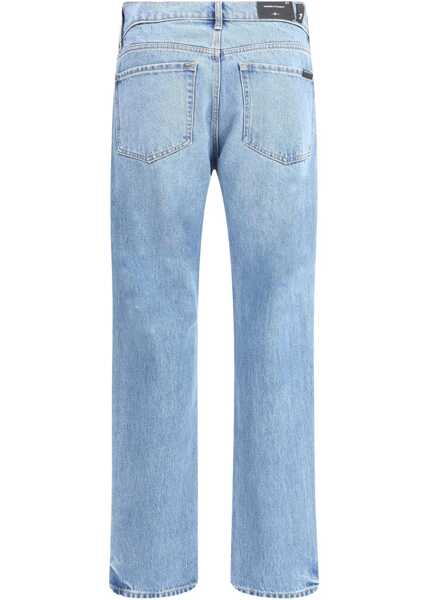 Blugi 7 For All Mankind Bakersfield Modern straight Jeans LIGHT BLUE Barbati (BM 18723190) 2