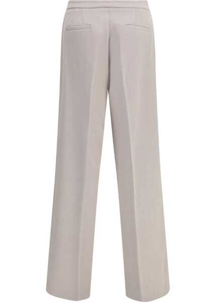 Pantaloni casual Cruna Wide-leg Pants BEIGE Femei (BM 18723196) 2