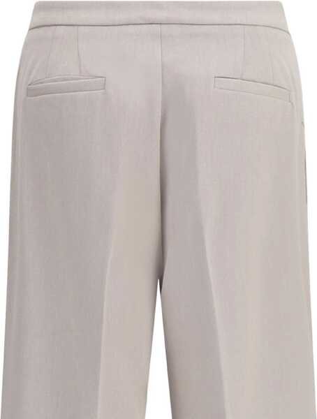 Pantaloni casual Cruna Wide-leg Pants BEIGE Femei (BM 18723196) 3