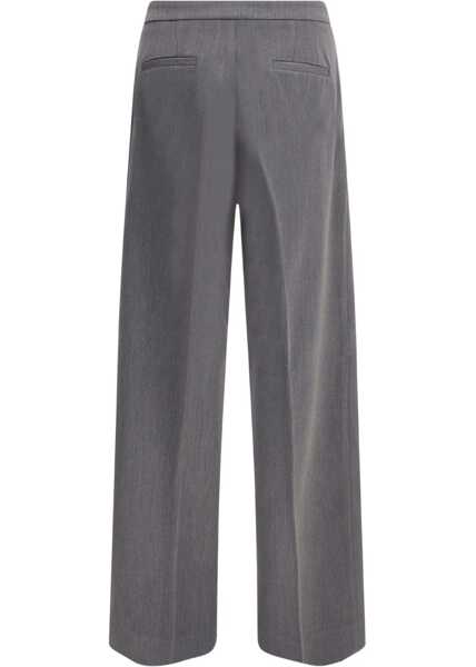 Pantaloni casual Cruna Wide-leg Pants GRIGIO MEDIO Femei (BM 18723226) 2