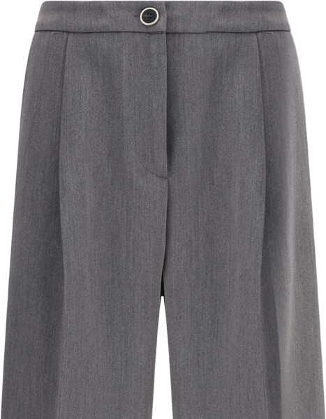 Pantaloni casual Cruna Wide-leg Pants GRIGIO MEDIO Femei (BM 18723226) 3