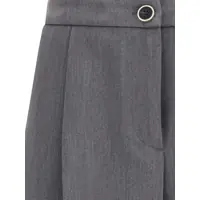Pantaloni casual Dama - Pantaloni casual Cruna Wide-leg Pants GRIGIO MEDIO Femei (BM 18723226) - B-mall.ro