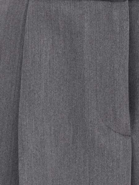 Pantaloni casual Cruna Wide-leg Pants GRIGIO MEDIO Femei (BM 18723226) 4