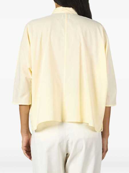 Camasi casual Cruna Cotton Shirt CREMA Femei (BM 18723283) 2