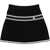 Casablanca Pleated Viscose Miniskirt BLACK