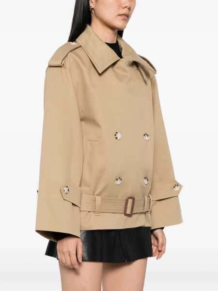 Trenciuri Self-Portrait Trench Jacket BEIGE Femei (BM 18723385) 3