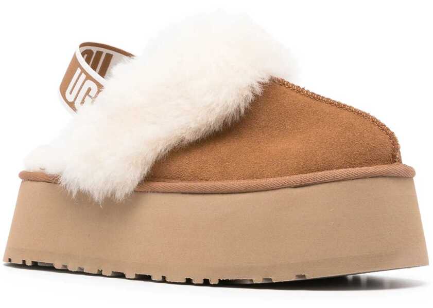 Balerini UGG Slipper Funkette BROWN Femei (BM 18723442) 2