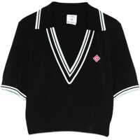 Tricouri Polo Viscose V-Neck Polo Shirt Femei