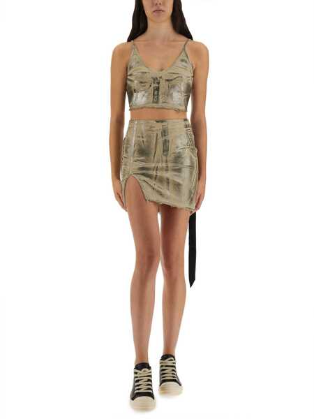 Fuste casual Rick Owens Minimal Mini Skirt BEIGE Femei (BM 18723544) 2