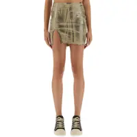 Fuste casual Rick Owens "Minimal" Mini Skirt
