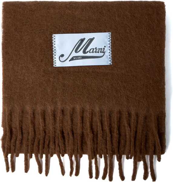 Esarfe Marni Alpaca Scarf BROWN Barbati (BM 18723547) 1