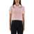 Casablanca Cotton Moulin&eacute; Polo Shirt PINK