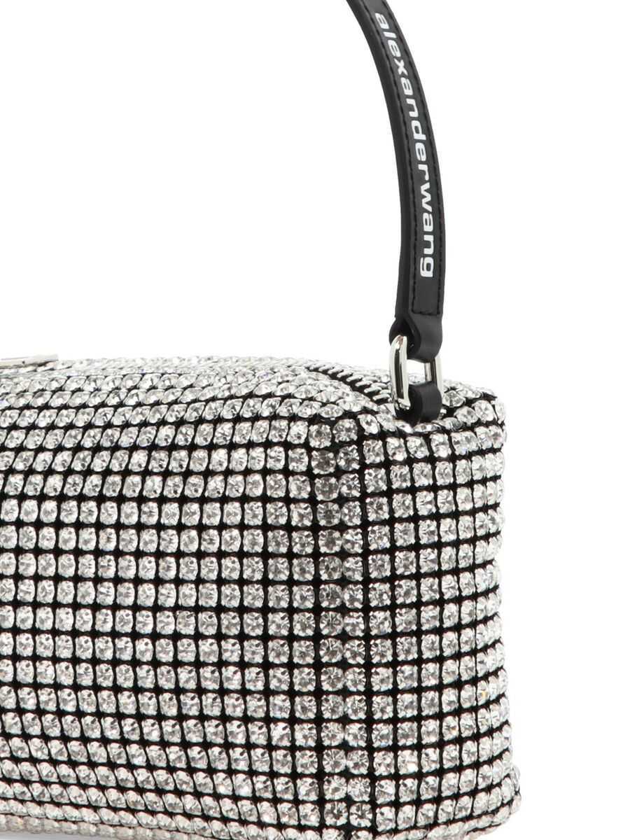 Genti de mana Alexander Wang Alexander Wang Heiress Medium Pouch 100 Femei (BM 18724737) 32
