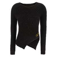 Pulovere Cable Wool Mix Knit Sweater Femei