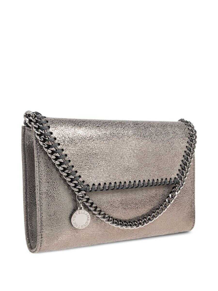 Portofele Stella McCartney Stella McCartney Wallets STEEL GREY Femei (BM 18725469) 4