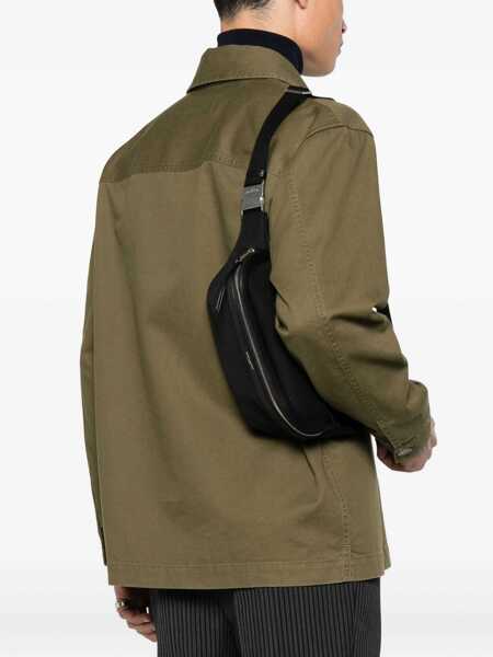 Borsete Saint Laurent Classic Belt Bag In Canvas Black Barbati (BM 18725484) 2