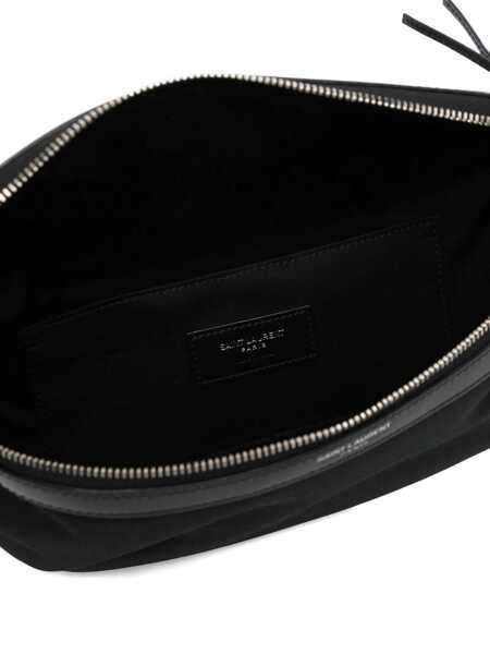 Borsete Saint Laurent Classic Belt Bag In Canvas Black Barbati (BM 18725484) 5