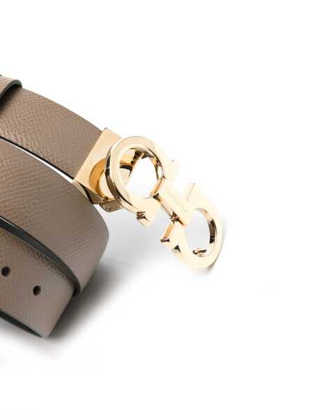 Curele Salvatore Ferragamo Salvatore Ferragamo Gancini Reversible Belt MULTICOLOR Femei (BM 18725583) 2