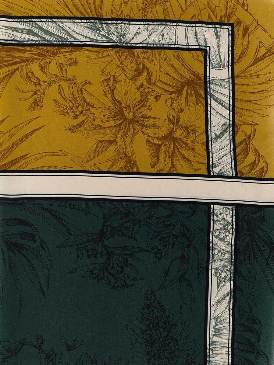 Esarfe Salvatore Ferragamo Salvatore Ferragamo Gravure Print Scarf MULTICOLOR Femei (BM 18725619) 3