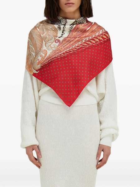 Esarfe Salvatore Ferragamo Salvatore Ferragamo Madras Print Scarf MULTICOLOR Femei (BM 18725625) 3