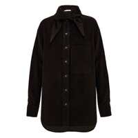 Camasi Salvatore Ferragamo Velvet Overshirt Femei