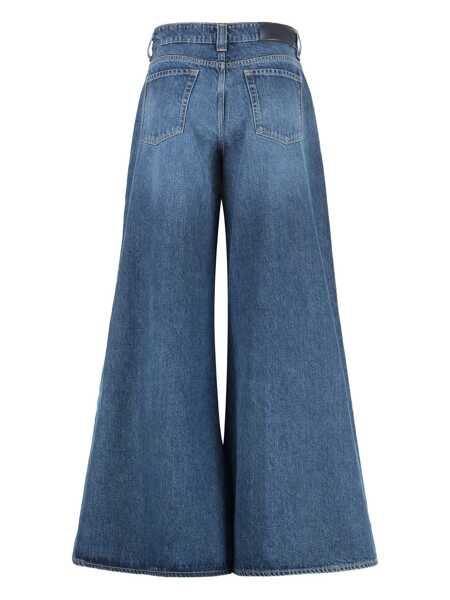 Blugi 7 For All Mankind 7 For All Mankind Willow Wide-Leg Jeans Navy Femei (BM 18725742) 3