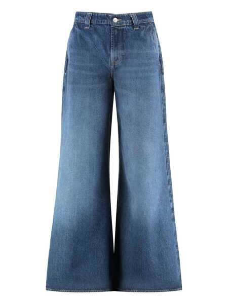 Blugi 7 For All Mankind 7 For All Mankind Willow Wide-Leg Jeans Navy Femei (BM 18725742) 1