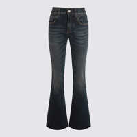 Blugi Balenciaga Blue Cotton Bootcut Jeans Femei