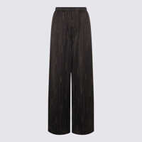 Pantaloni casual Balenciaga Black And Brown Pants Femei