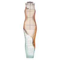 Rochii Jean Paul Gaultier Long Fiery Dress Femei