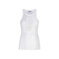 Topuri The Attico White Tank Top Femei