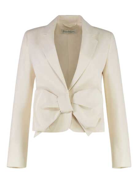 Geci Max Mara Max Mara Asturie Cotton Jacket WHITE Femei (BM 18726219) 3