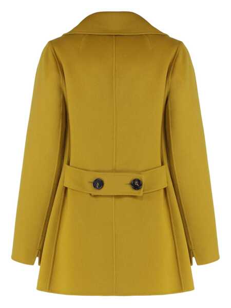 Paltoane Max Mara S Max Mara Caban Virgin Wool Coat Orange Femei (BM 18726492) 2