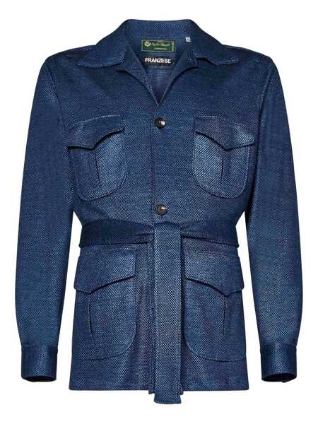 Sacouri Franzese Collection Franzese Napoli David Beckham Model Blazer BLUE Barbati (BM 18727338) 1